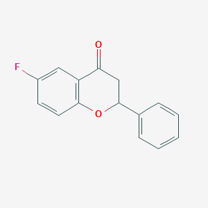 molecular formula C15H11FO2 B8795028 6-Fluoro-2-phenylchroman-4-one 