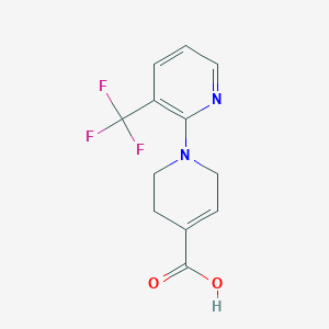 3'-(trifluoromethyl)-3,6-dihydro-2H-[1,2'-bipyridine]-4-carboxylic acid