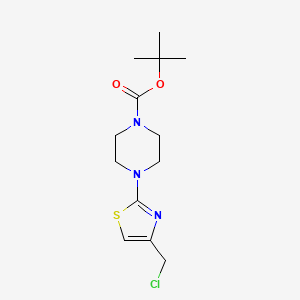Tert-butyl 4-[4-(chloromethyl)-1,3-thiazol-2-YL]piperazine-1-carboxylate