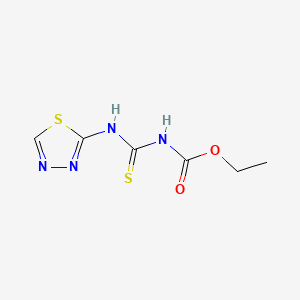 Ethyl [(1,3,4-thiadiazol-2-ylamino)thioxomethyl]carbamate