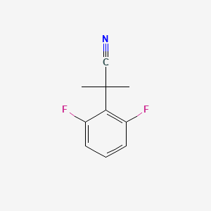 2-(2,6-Difluorophenyl)-2-methylpropanenitrile