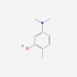 molecular formula C9H13NO B8795137 5-(Dimethylamino)-2-methylphenol CAS No. 56140-38-6
