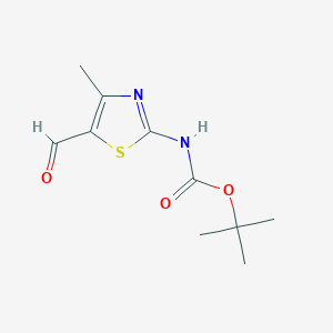 Tert-butyl N-(5-formyl-4-methyl-1,3-thiazol-2-YL)carbamate