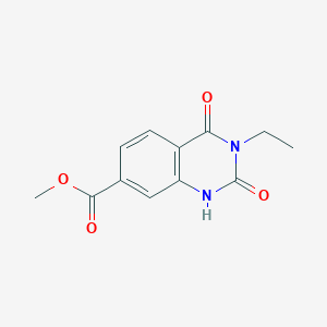 Methyl 3-ethyl-2,4-dioxo-1,2,3,4-tetrahydroquinazoline-7-carboxylate