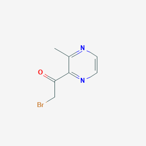 2-Bromo-1-(3-methylpyrazin-2-yl)ethanone