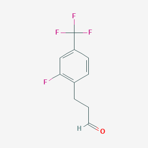 3-(2-Fluoro-4-trifluoromethyl-phenyl)-propionaldehyde