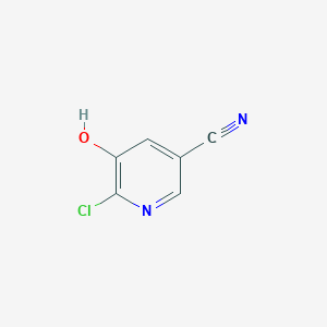 molecular formula C6H3ClN2O B8795344 6-Chloro-5-hydroxynicotinonitrile 