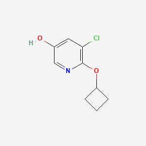 molecular formula C9H10ClNO2 B8795361 5-Chloro-6-cyclobutoxypyridin-3-OL 