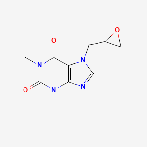 molecular formula C10H12N4O3 B8795396 7-(2,3-Epoxypropyl)theophylline CAS No. 23146-07-8
