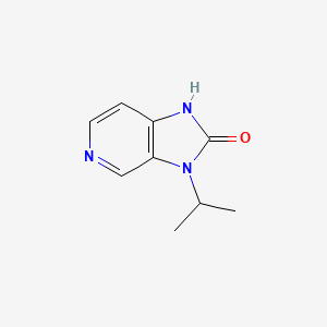 molecular formula C9H11N3O B8795406 3-isopropyl-1H-imidazo[4,5-c]pyridin-2(3H)-one 