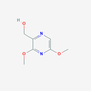 molecular formula C7H10N2O3 B8795410 (3,5-Dimethoxypyrazin-2-yl)methanol 