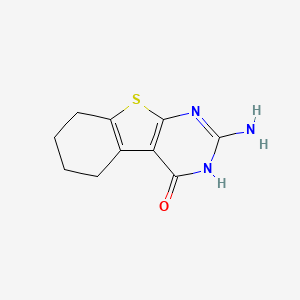 2-Amino-5,6,7,8-tetrahydro[1]benzothieno[2,3-d]pyrimidin-4(3h)-one