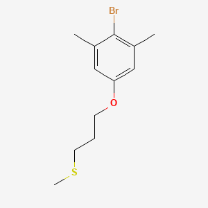 2-Bromo-1,3-dimethyl-5-[3-(methylthio)propoxy]benzene