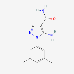 5-amino-1-(3,5-dimethylphenyl)-1H-pyrazole-4-carboxamide