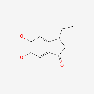 3-Ethyl-5,6-dimethoxy-2,3-dihydro-1H-inden-1-one