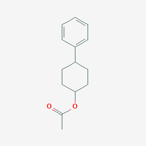 molecular formula C14H18O2 B8795561 (4-Phenylcyclohexyl) acetate CAS No. 5445-95-4