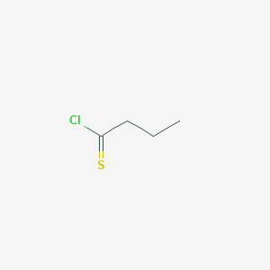 molecular formula C4H7ClS B8795568 Butanecarbothioyl chloride CAS No. 1263280-12-1