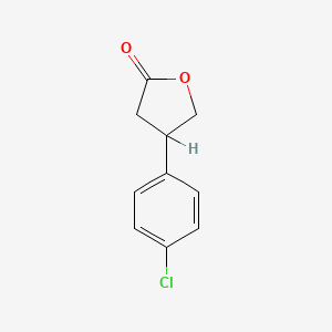 molecular formula C10H9ClO2 B8795707 4-(p-Chlorophenyl)dihydrofuran-2(3H)-one CAS No. 26717-54-4