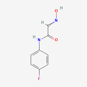 molecular formula C8H7FN2O2 B8795713 N-(4-fluorophenyl)-2-hydroxyiminoacetamide 