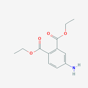 molecular formula C12H15NO4 B8795734 Diethyl 4-aminobenzene-1,2-dicarboxylate CAS No. 22572-84-5