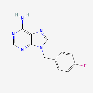 6-Amino-9-(4-fluorobenzyl)purine