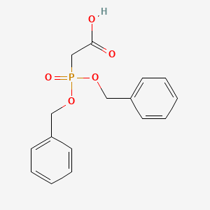 molecular formula C16H17O5P B8795758 Dibenzylphosphonoacetic acid 