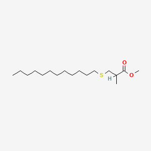 Propanoic acid, 3-(dodecylthio)-2-methyl-, methyl ester