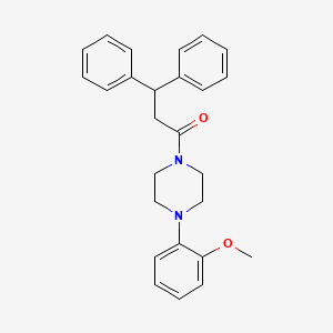 1-[4-(2-Methoxyphenyl)piperazin-1-yl]-3,3-diphenylpropan-1-one
