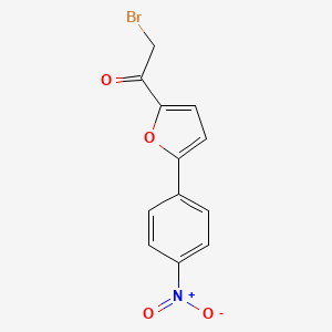 2-Bromo-1-(5-(4-nitrophenyl)furan-2-yl)ethanone