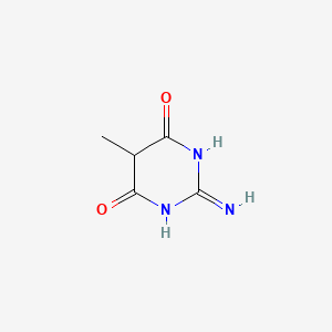 molecular formula C5H7N3O2 B8795841 2-Amino-5-methylpyrimidine-4,6(1H,5H)-dione 