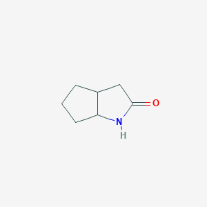 molecular formula C7H11NO B8795877 Hexahydrocyclopenta[b]pyrrol-2(1H)-one 