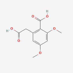 2-(Carboxymethyl)-4,6-dimethoxybenzoic acid