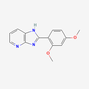 1H-Imidazo(4,5-b)pyridine, 2-(2,4-dimethoxyphenyl)-