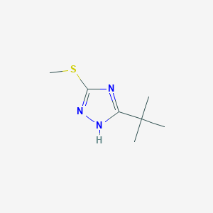5-tert-butyl-3-methylsulfanyl-1H-1,2,4-triazole