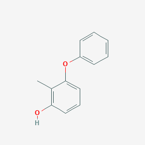 molecular formula C13H12O2 B8796143 2-Methyl-3-phenoxyphenol 