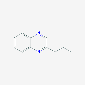 molecular formula C11H12N2 B8796220 2-Propylquinoxaline CAS No. 81516-60-1