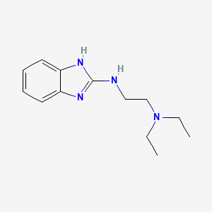 molecular formula C13H20N4 B8796299 N-(1H-1,3-BENZIMIDAZOL-2-YL)-N-[2-(DIETHYLAMINO)ETHYL]AMINE 