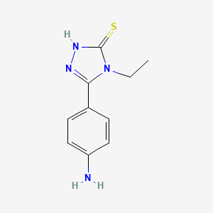 5-(4-Aminophenyl)-4-ethyl-4H-1,2,4-triazole-3-thiol