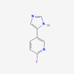 2-Fluoro-5-(1h-imidazol-4-yl)pyridine