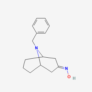 N-{9-benzyl-9-azabicyclo[3.3.1]nonan-3-ylidene}hydroxylamine