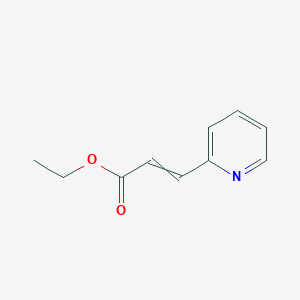 molecular formula C10H11NO2 B8796369 Ethyl 3-(pyridin-2-yl)acrylate 