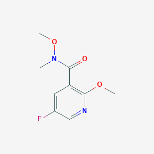 5-Fluoro-N,2-dimethoxy-N-methylnicotinamide