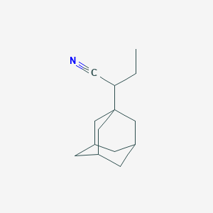 molecular formula C14H21N B8796488 2-(adamantan-1-yl)butanenitrile 