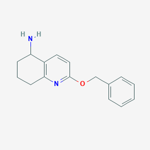 2-(Benzyloxy)-5,6,7,8-tetrahydroquinolin-5-amine