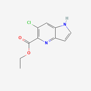 Ethyl 6-chloro-1H-pyrrolo[3,2-B]pyridine-5-carboxylate