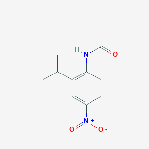 molecular formula C11H14N2O3 B8796546 N-(2-Isopropyl-4-nitrophenyl)acetamide CAS No. 31539-91-0