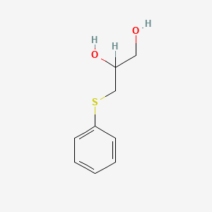 molecular formula C9H12O2S B8796549 3-Phenylthio-1,2-propanediol CAS No. 5149-48-4