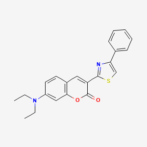 7-Diethylamino-3-(4-phenyl-thiazol-2-yl)-chromen-2-one