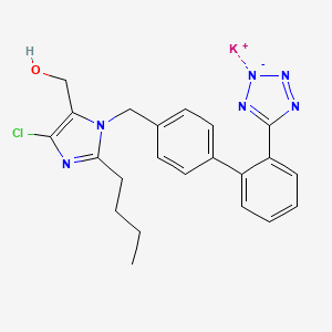 molecular formula C22H22ClKN6O B8796586 Cozaar 