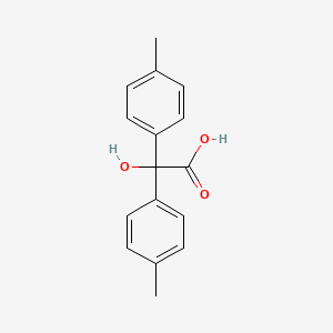 molecular formula C16H16O3 B8796598 Hydroxy[bis(4-methylphenyl)]acetic acid CAS No. 2695-79-6